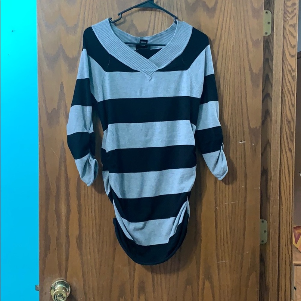 Maternity Striped Sweater